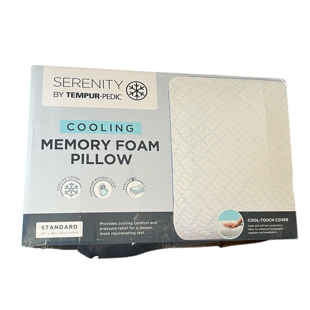 Serenity by Tempur-Pedic Cooling Memory Foam Pillow